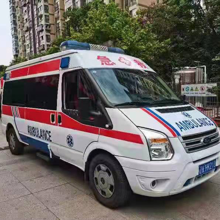 木垒长途救护车护送病人返乡